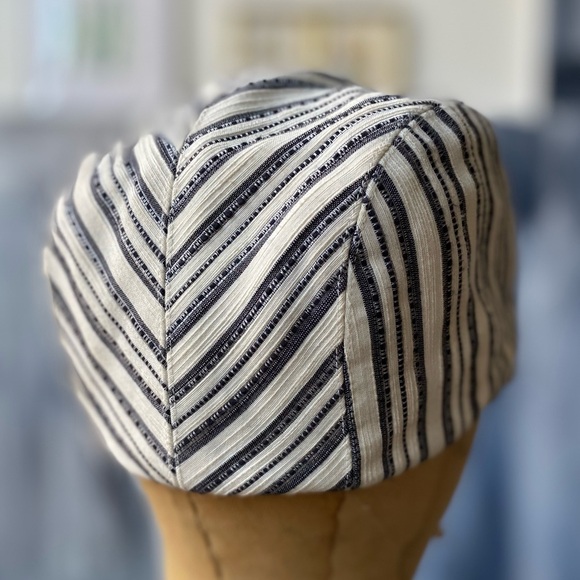 Vintage Eugenia Kim Newsboy Greek Sailor Baker Boy Style Cabbie Hat - Picture 2 of 5